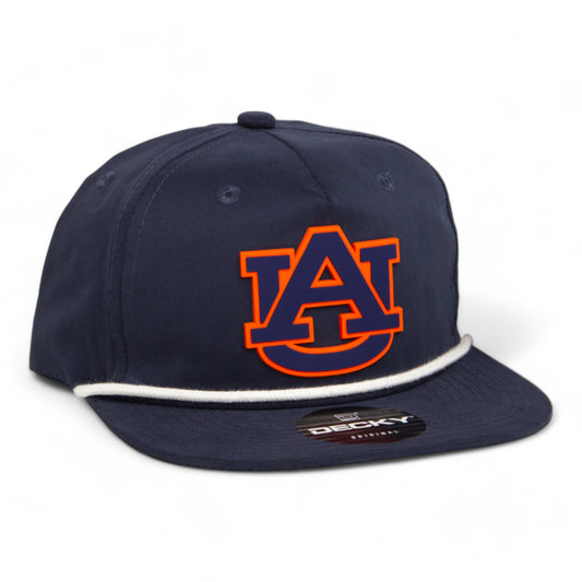 Auburn Tigers 3D Classic Rope Hat- Navy/ White