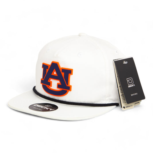 Auburn Tigers 3D Classic Rope Hat- White/ Black