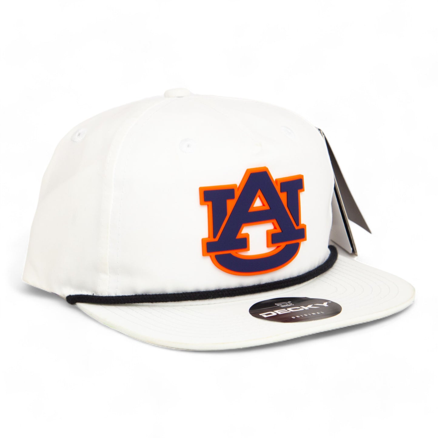 Auburn Tigers 3D Classic Rope Hat- White/ Black