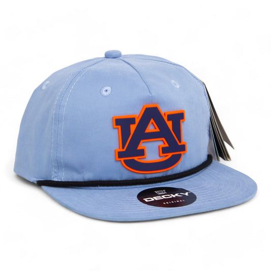 Auburn Tigers 3D Classic Rope Hat- Sky/ Black