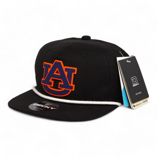 Auburn Tigers 3D Classic Rope Hat- Black/ White