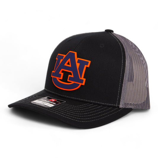 Auburn Tigers 3D Snapback Trucker Hat- Black/ Charcoal