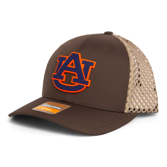 Auburn Tigers 3D Snapback Tilikum Trucker Hat- Brown/ Tan