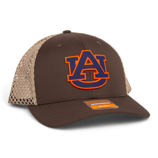 Auburn Tigers 3D Snapback Tilikum Trucker Hat- Brown/ Tan