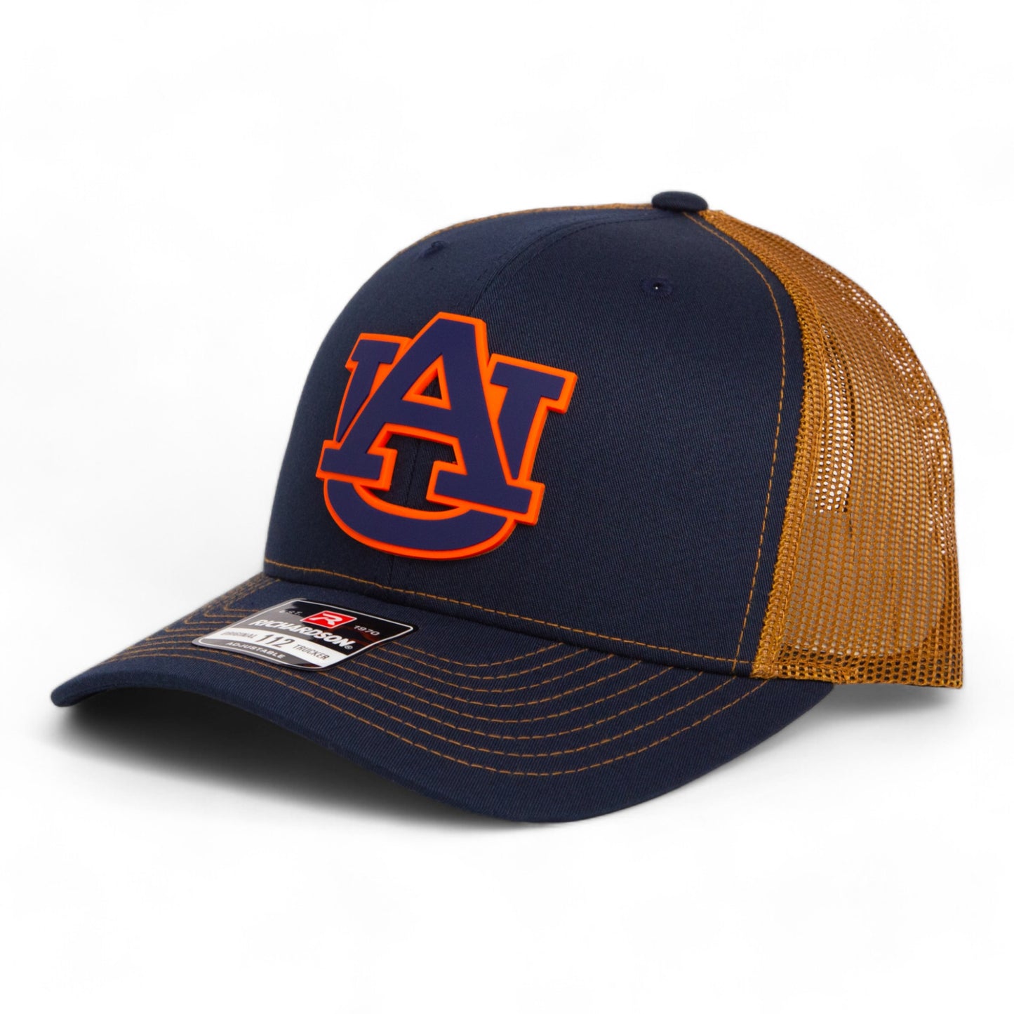 Auburn Tigers 3D Snapback Trucker Hat- Navy/ Caramel