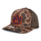 Auburn Tigers 3D Snapback Trucker Hat- Bark Duck Camo/ Brown