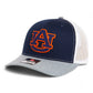 Auburn Tigers 3D Snapback Trucker Hat- Navy/ White/ Heather Grey