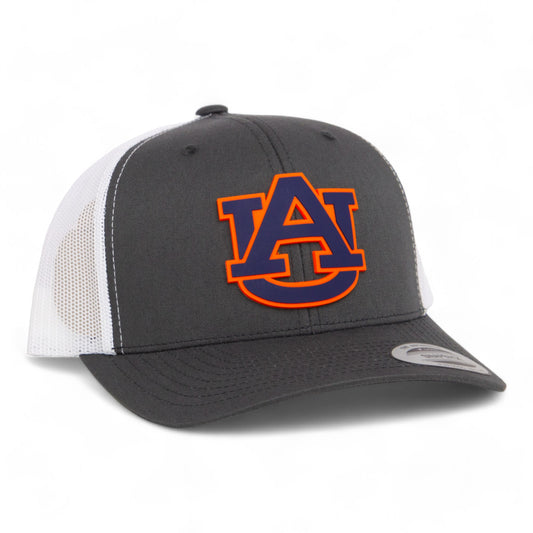 Auburn Tigers 3D YP Snapback Trucker Hat- Charcoal/ White