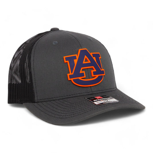 Auburn Tigers 3D Snapback Trucker Hat- Charcoal/ Black