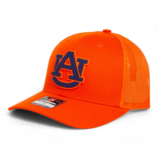 Auburn Tigers 3D Snapback Trucker Hat- Orange