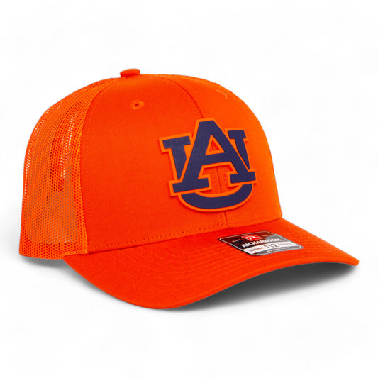 Auburn Tigers 3D Snapback Trucker Hat- Orange