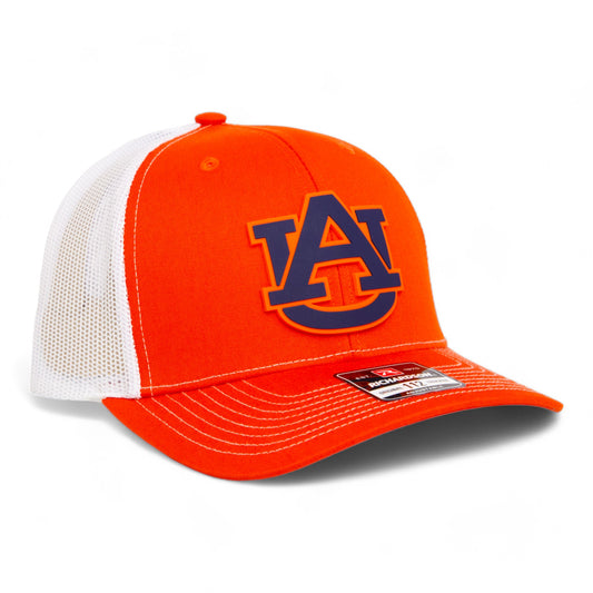 Auburn Tigers 3D Snapback Trucker Hat- Orange/ White