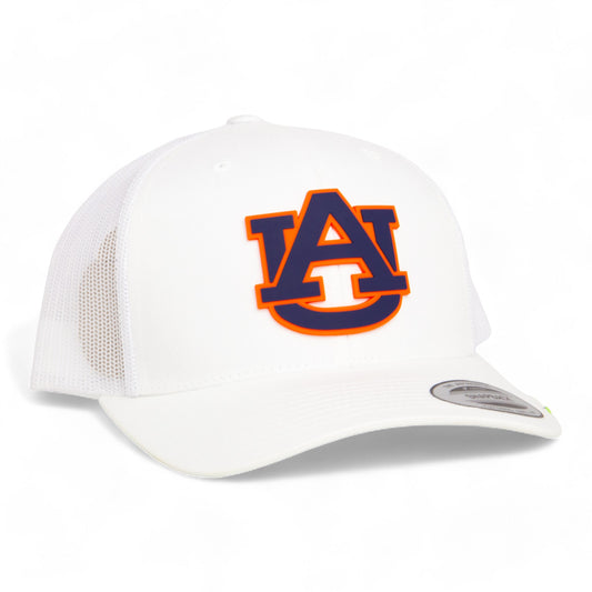 Auburn Tigers 3D YP Snapback Trucker Hat- White