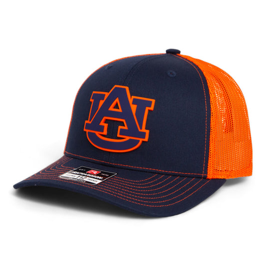 Auburn Tigers 3D Snapback Trucker Hat- Navy/ Orange