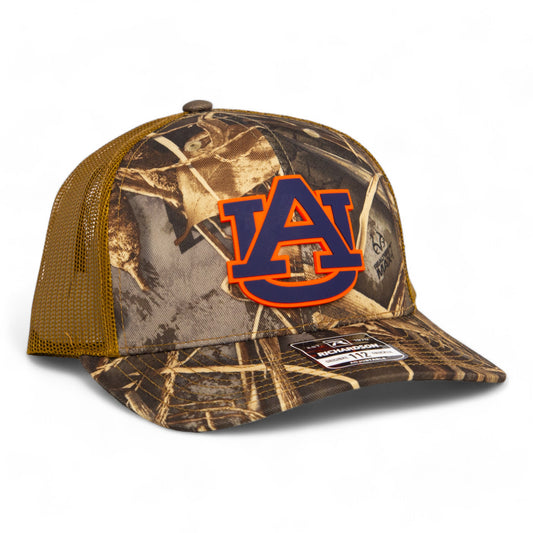 Auburn Tigers 3D Snapback Trucker Hat- Realtree Max 7/ Buck