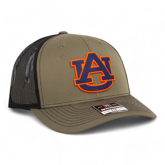 Auburn Tigers 3D Snapback Trucker Hat- Loden/ Black