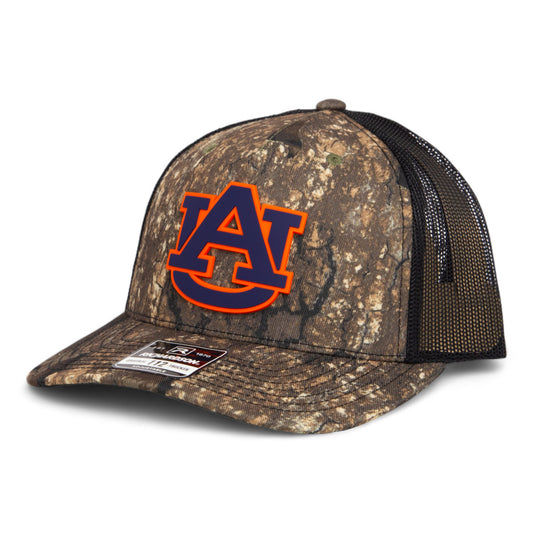 Auburn Tigers 3D Snapback Trucker Hat- Realtree Timber/ Black