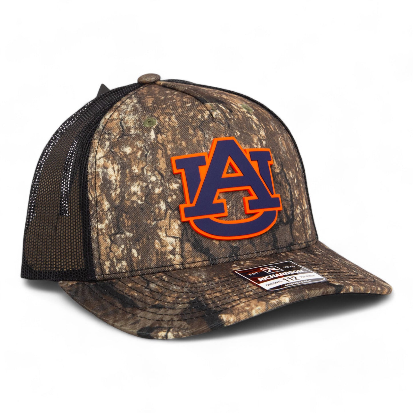 Auburn Tigers 3D Snapback Trucker Hat- Realtree Timber/ Black