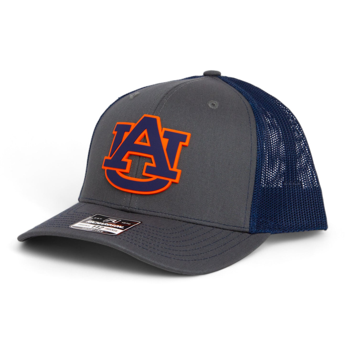 Auburn Tigers 3D Snapback Trucker Hat- Charcoal/ Navy