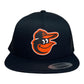 Baltimore Orioles 3D YP Snapback Flat Bill Trucker Hat- Black