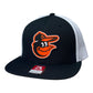 Baltimore Orioles 3D Snapback Wool Blend Flat Bill Hat- Black/ White