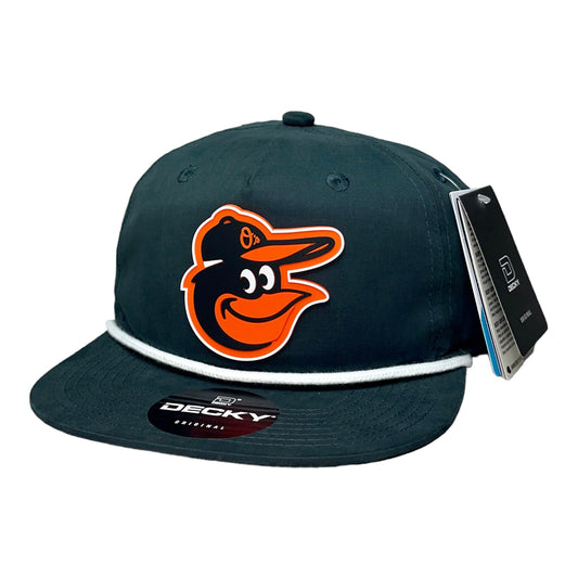 Baltimore Orioles 3D Classic Rope Hat- Charcoal/ White