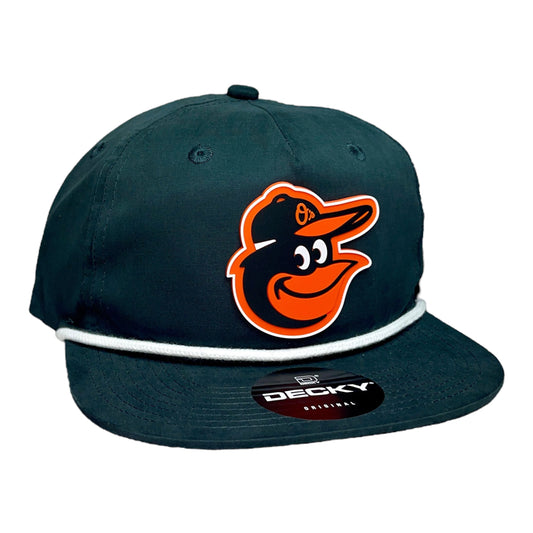 Baltimore Orioles 3D Classic Rope Hat- Charcoal/ White