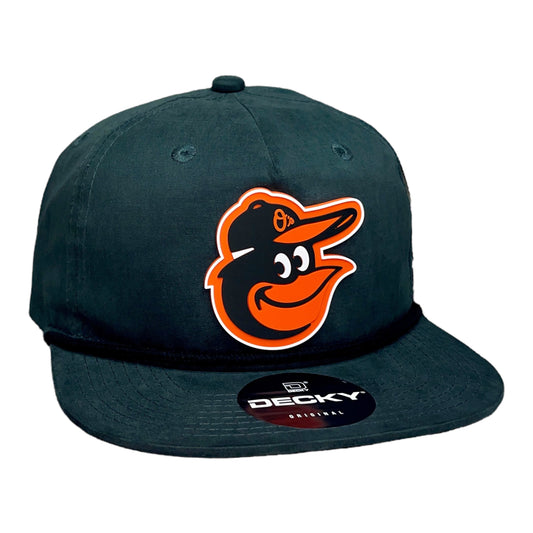 Baltimore Orioles 3D Classic Rope Hat- Charcoal/ Black