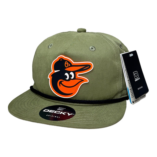 Baltimore Orioles 3D Classic Rope Hat- Loden/ Black