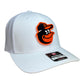 Baltimore Orioles 3D Snapback Trucker Hat- White