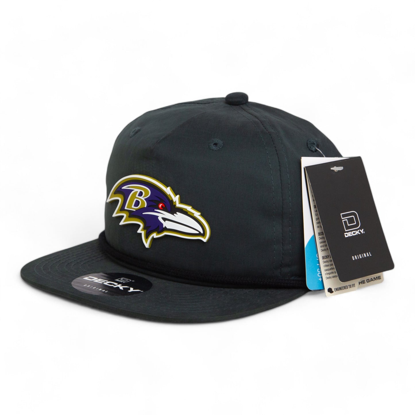 Baltimore Ravens 3D Classic Rope Hat- Charcoal/ Black