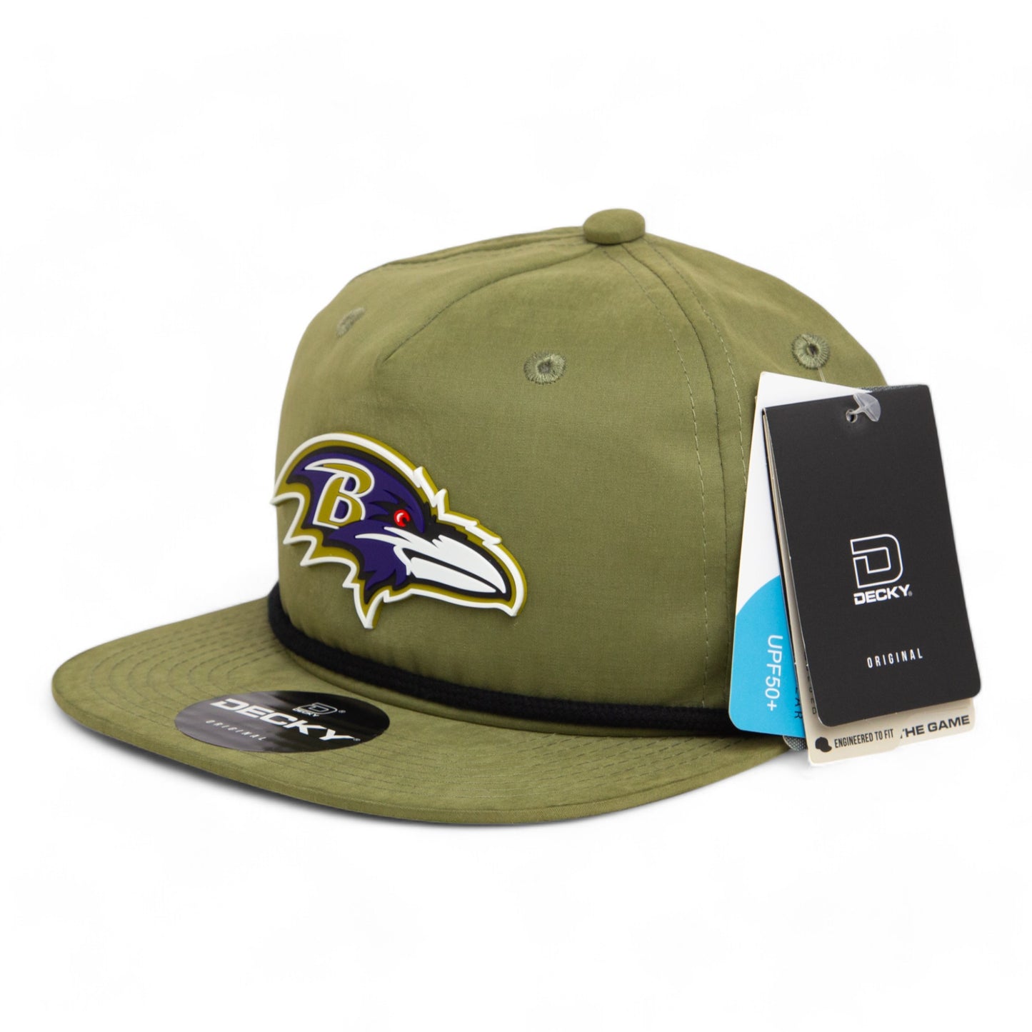 Baltimore Ravens 3D Classic Rope Hat- Loden/ Black