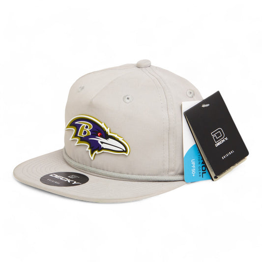 Baltimore Ravens 3D Classic Rope Hat- Grey