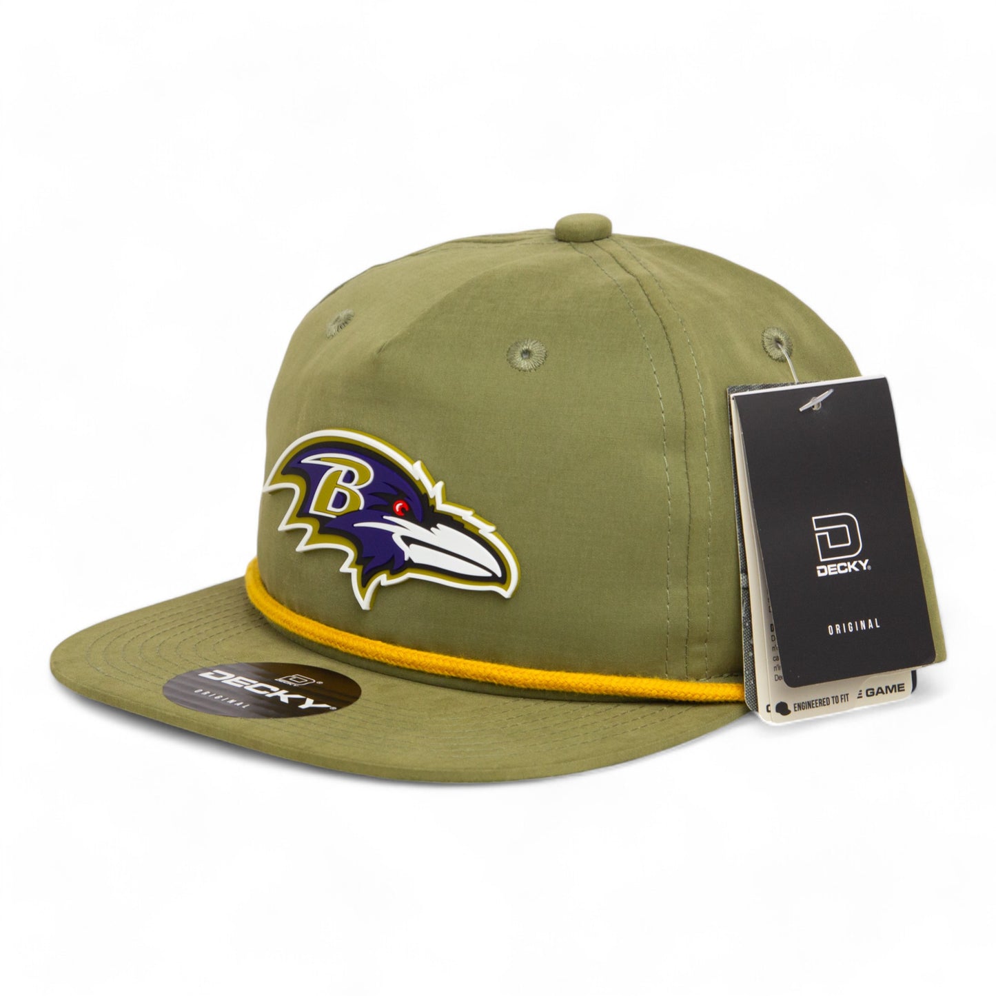 Baltimore Ravens 3D Classic Rope Hat- Loden/ Amber