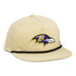 Baltimore Ravens 3D Perforated Rope Hat- Birch/ Black