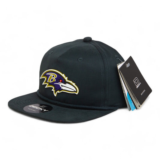 Baltimore Ravens 3D Classic Rope Hat- Charcoal