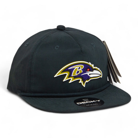 Baltimore Ravens 3D Classic Rope Hat- Charcoal