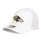 Baltimore Ravens 3D Snapback Trucker Hat- White