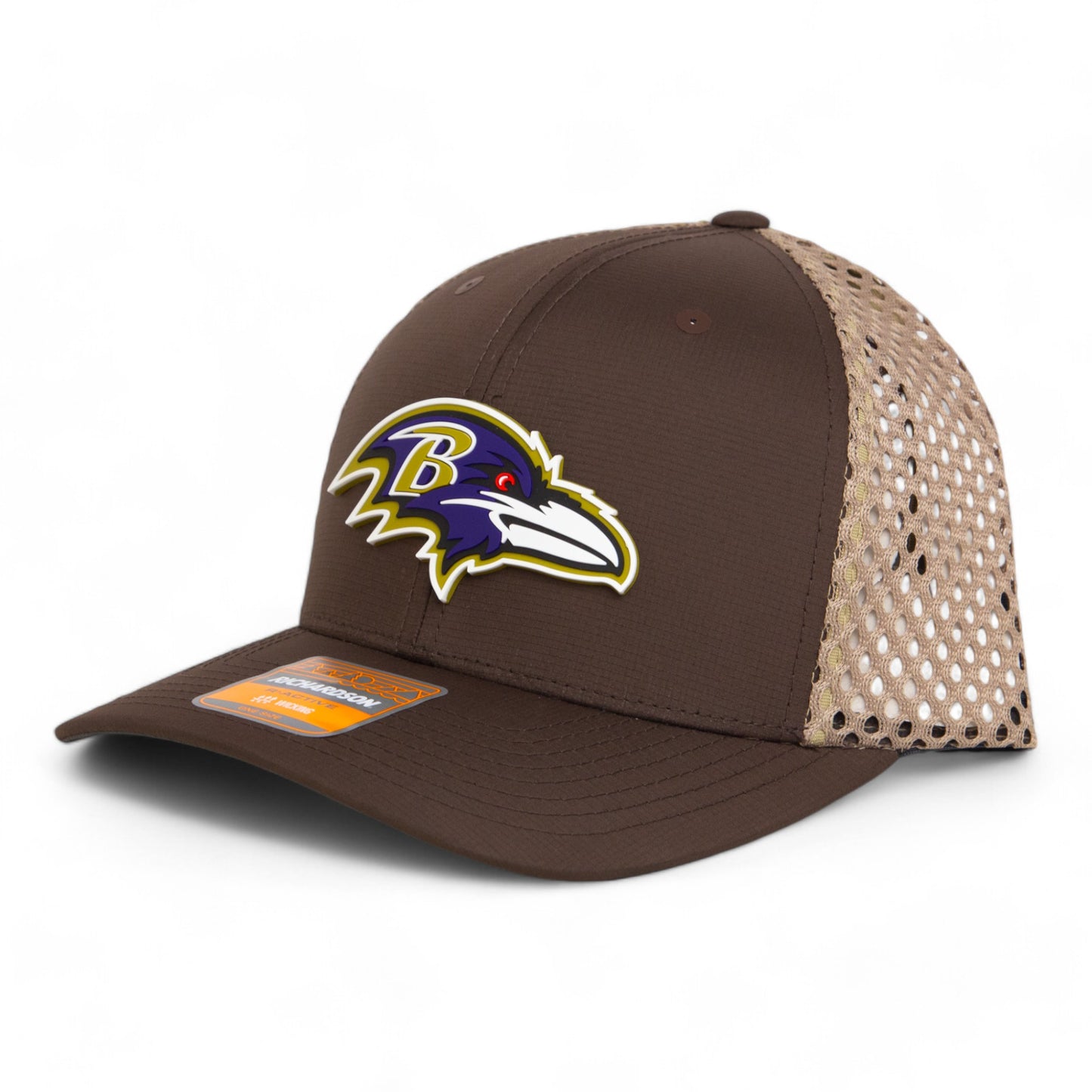 Baltimore Ravens 3D Snapback Tilikum Trucker Hat- Brown/ Tan