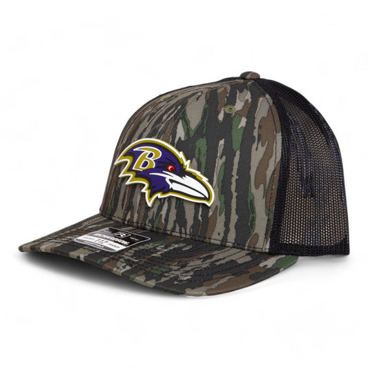 Baltimore Ravens 3D Snapback Trucker Hat- Realtree Original/ Black