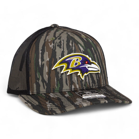 Baltimore Ravens 3D Snapback Trucker Hat- Realtree Original/ Black