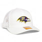 Baltimore Ravens 3D Snapback Tilikum Trucker Hat- White