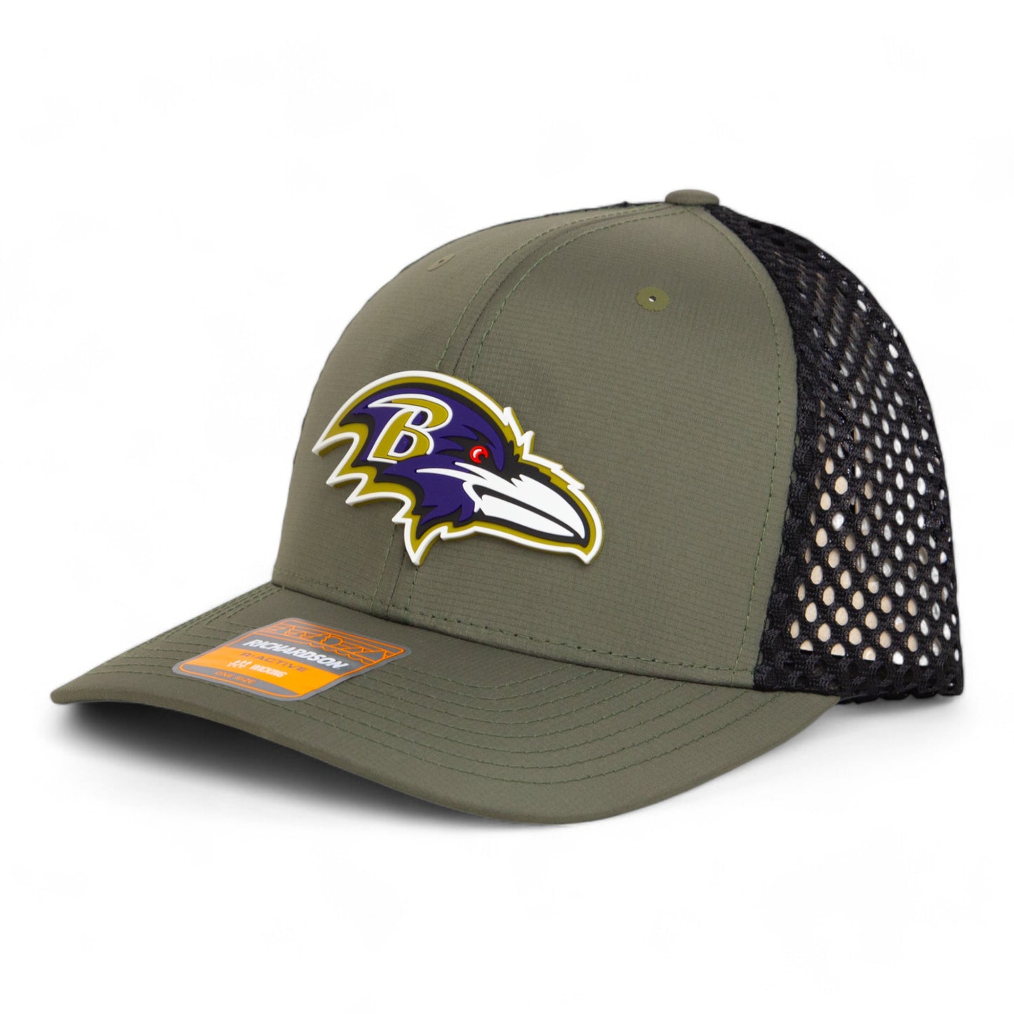 Baltimore Ravens 3D Snapback Tilikum Trucker Hat- Loden/ Black