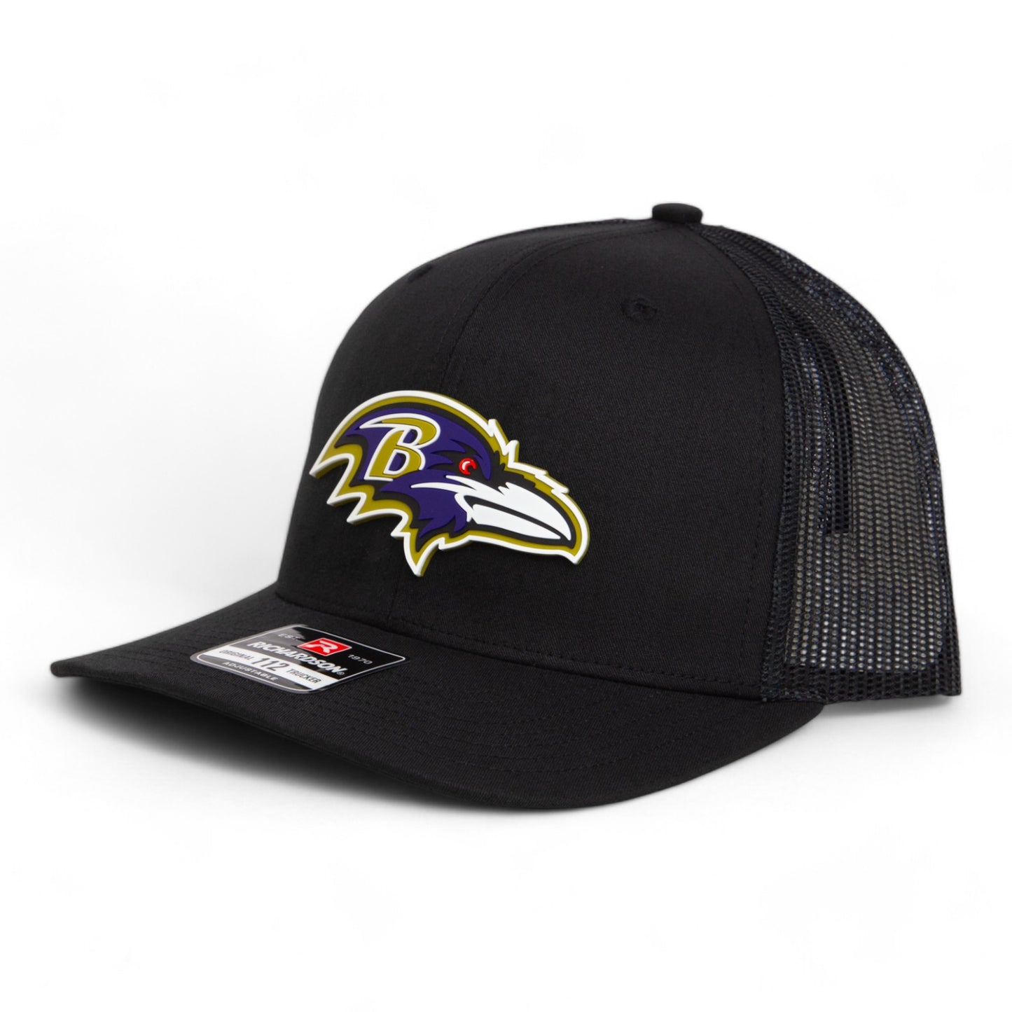 Baltimore Ravens 3D Snapback Trucker Hat- Black