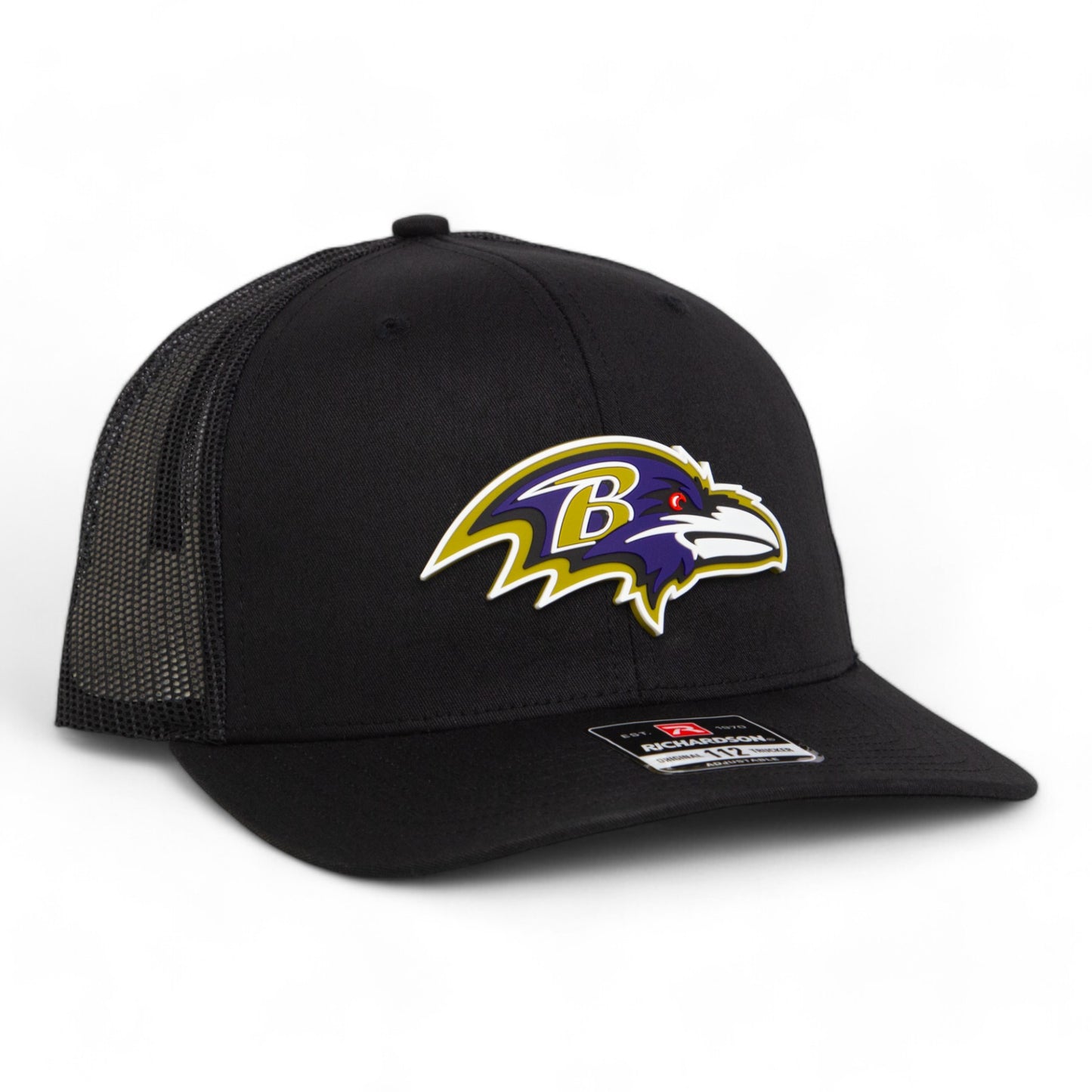 Baltimore Ravens 3D Snapback Trucker Hat- Black