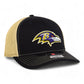 Baltimore Ravens 3D Snapback Trucker Hat- Black/ Vegas Gold