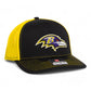 Baltimore Ravens 3D Snapback Trucker Hat- Black/ Yellow