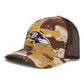 Baltimore Ravens 3D Snapback Trucker Hat- Desert Camo/ Brown