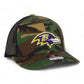 Baltimore Ravens 3D Snapback Trucker Hat- Army Camo/ Black