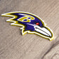 Baltimore Ravens 3D Wool Blend Flat Bill Hat- Heather Grey/ Birch/ Biscuit